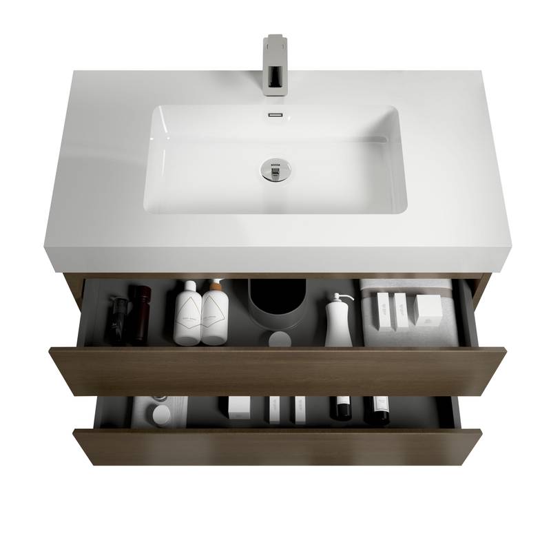 Plumbing-Friendly Vanity Drawer Solution
