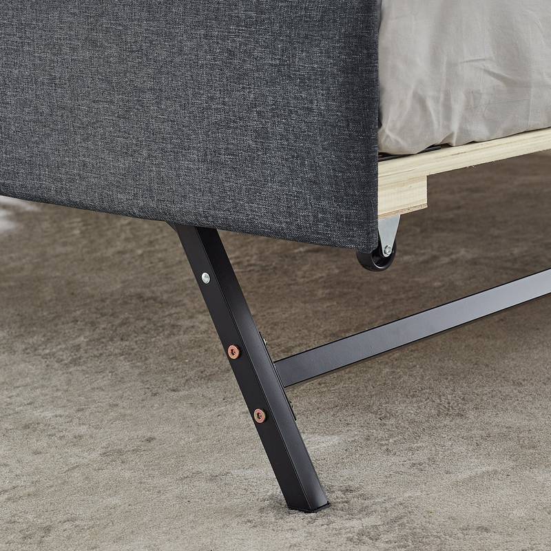 Chic Twin Daybed with Trundle and USB Charging