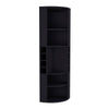 Chic Corner Bar Cabinet with Shelves and Wine Storage