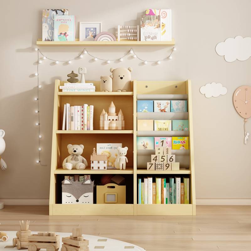 Cozy Wooden Book Nook for Kids