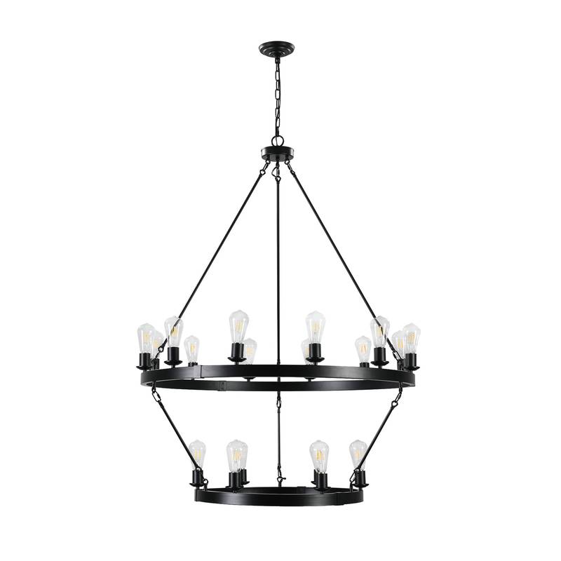 Vintage Charm Double-Tier Chandelier