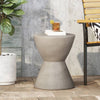 Chic Grey Outdoor Side Table
