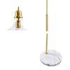 Sleek Marble Arch Floor Lamp