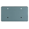 Chic Smoke Blue Sideboard with Open Shelves