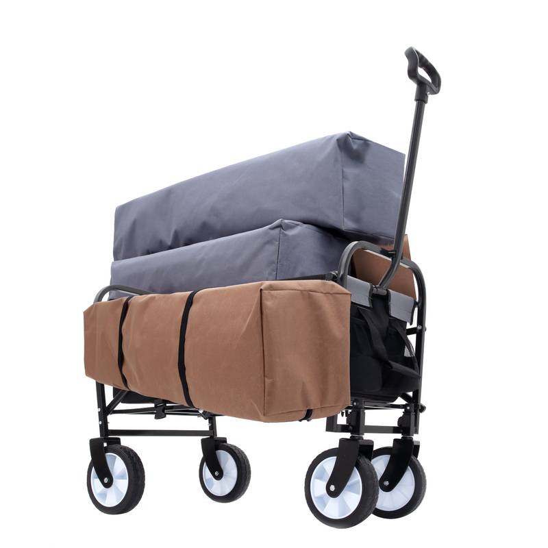 Versatile Collapsible Beach Cart with Liner Bags