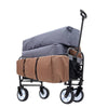 Versatile Collapsible Beach Cart with Liner Bags