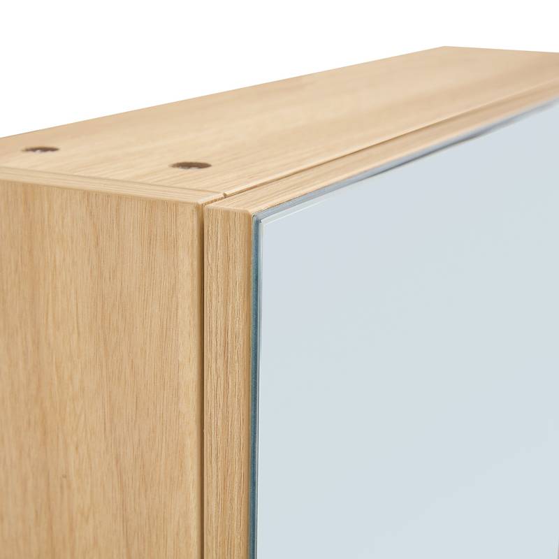 Stylish Wall-Mounted Bathroom Cabinet with Towel Rack and Shelves