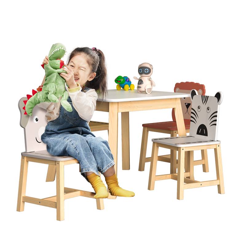 Animal Fun Kids' Table & Chair Set