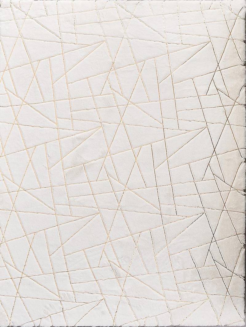 Gilded Chic Faux Fur Rug