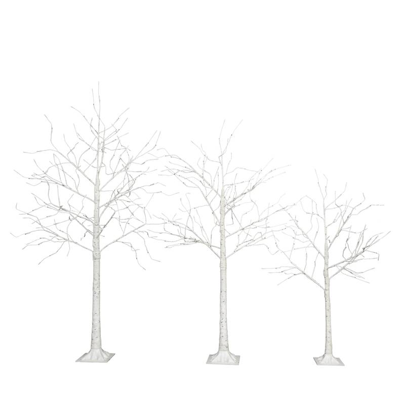 Enchanting Lighted Birch Tree for Festive Decor