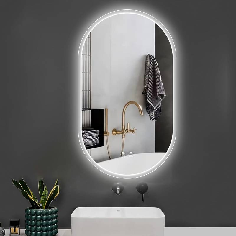 Glow & Go: Smart Anti-Fog LED Vanity Mirror