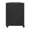 Lockable Mobile Metal Filing Cabinet with Drawers & Adjustable Shelves