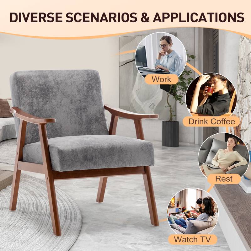 Cozy Wingback Accent Chair