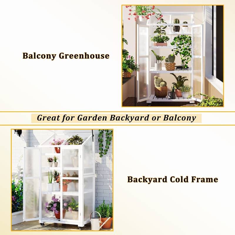 Garden Haven Portable Greenhouse with Wheels