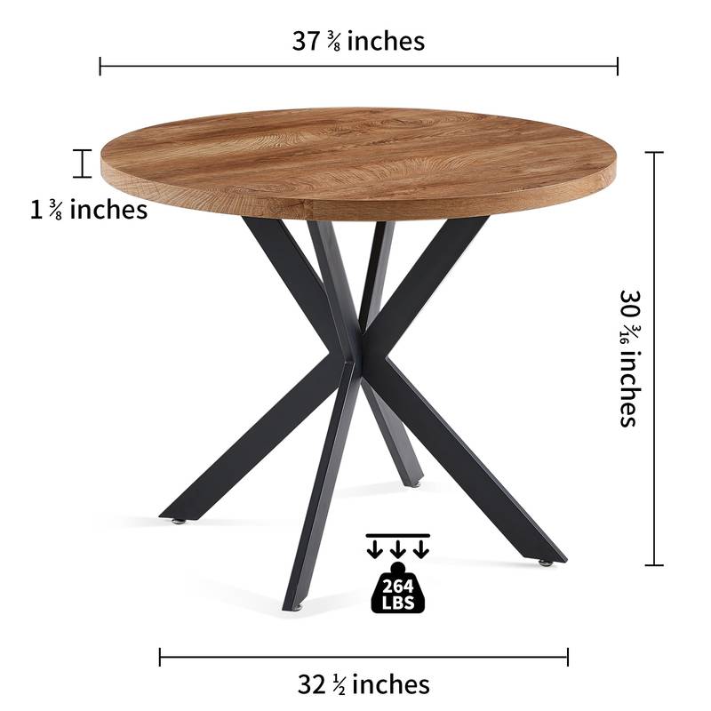 Versatile Round Dining Table - Perfect for Home & Café!