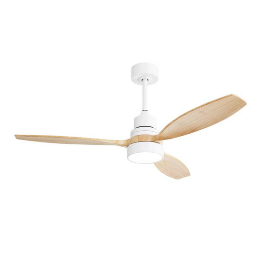 Chic Indoor Ceiling Fan with Remote and LED Light