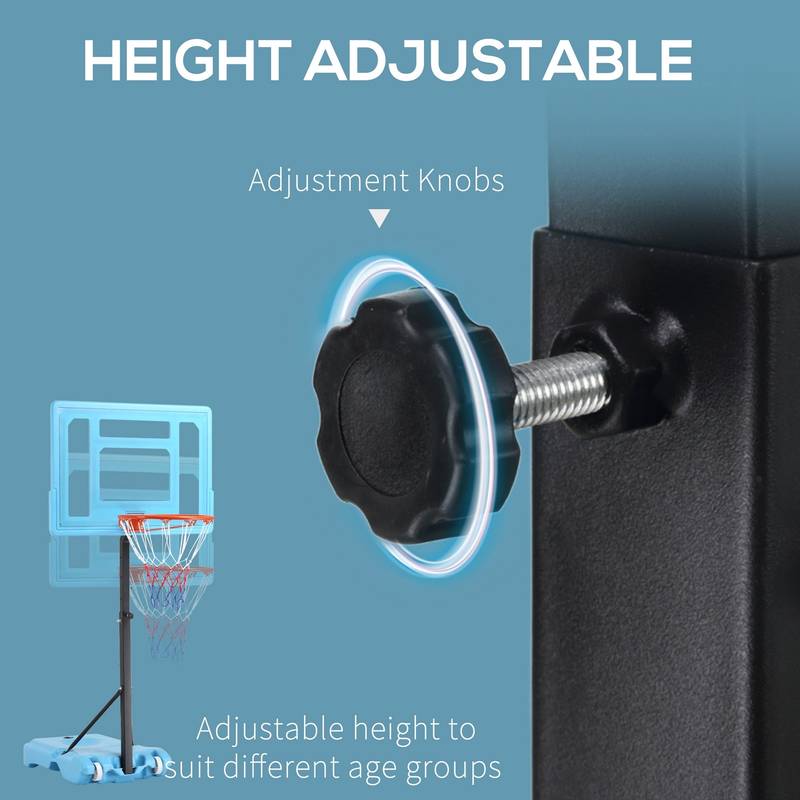 Family Fun Adjustable Poolside Basketball Hoop