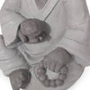 Serene Outdoor Monk Sculpture