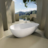 Luxury Matte White Soaking Tub