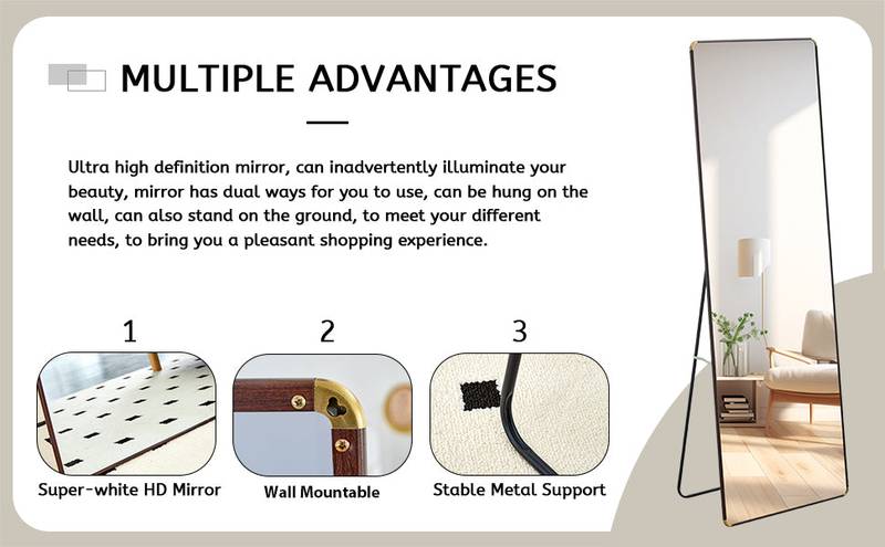 Stylish Full-Length Floor Mirror