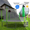 Jump and Score Trampoline Fun with Basketball Hoop and Soccer Goal
