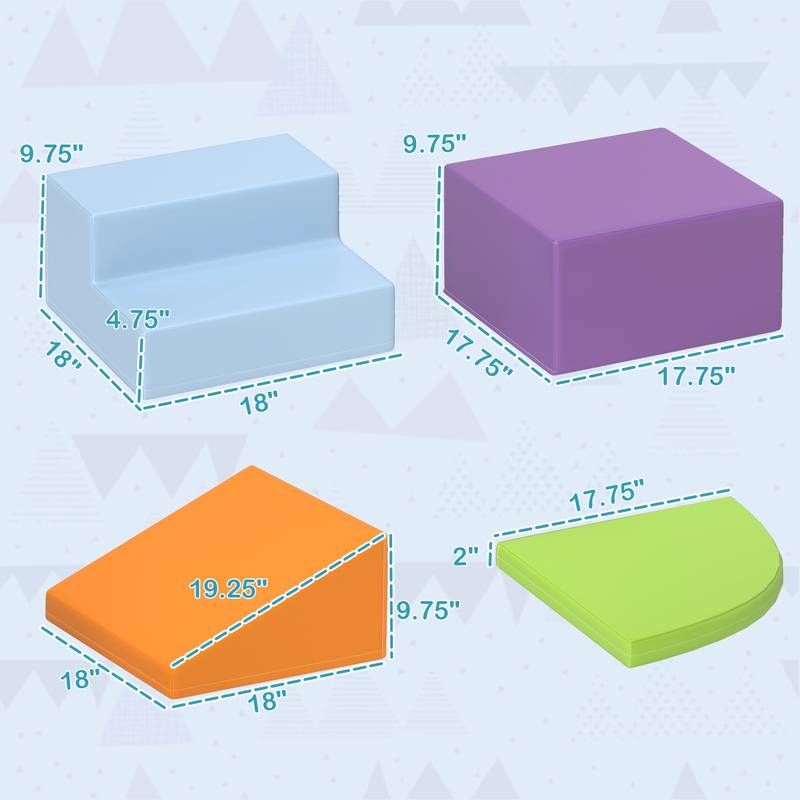 Cozy Climb Foam Play Set for Kids