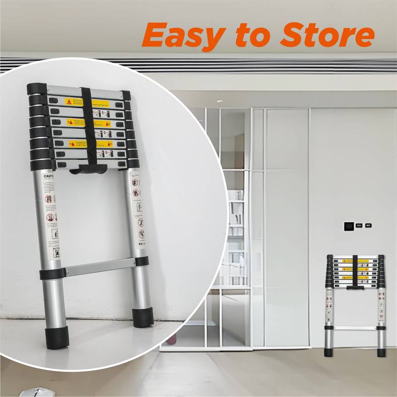 Lightweight Telescoping Ladder - Portable & Versatile!