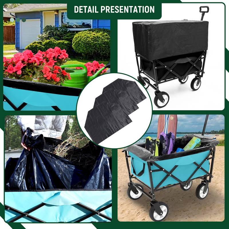 Eco-Friendly Collapsible Beach Wagon & Utility Cart