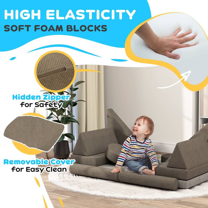 Cozy Kids Play Couch - Fun & Versatile Lounger