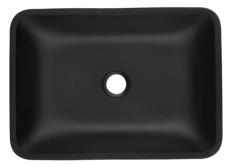 Sleek Black Matte Bathroom Sink Set