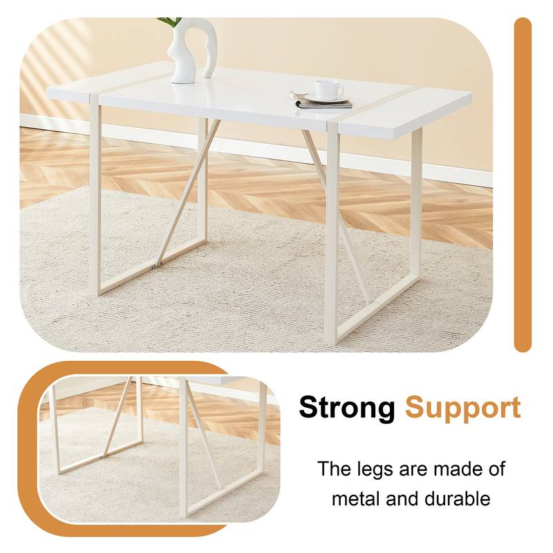 Creamy Charm Dining Table