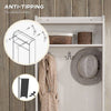 Chic Entryway Hall Tree with Shoe Storage & Coat Rack