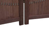 Charming Brown Wood Folding Room Divider