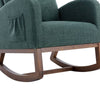 Stylish Emerald Rocking Glider Chair