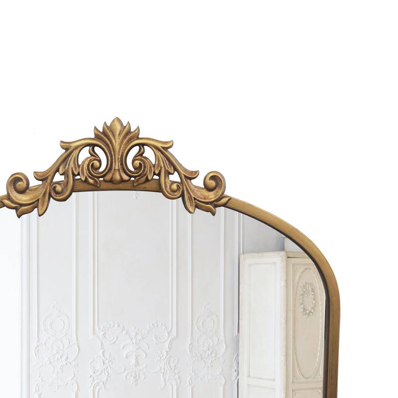 Vintage Arched Floor Mirror
