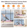 Pink Foldable Pilates Reformer for Home and Studio