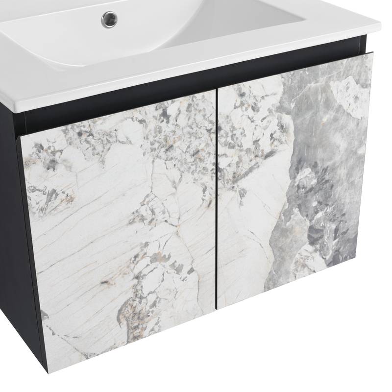 Stylish Bathroom Cabinet Door Panel for 24-Inch Vanities