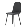 Sleek Black Dining Chair Set - Modern Comfort in Every Seat!