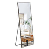 Elegant Full-Length Solid Wood Mirror