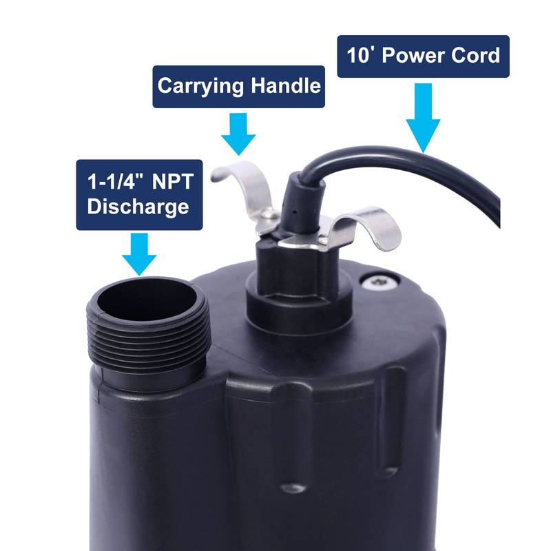 Power Pump Pro: Portable Submersible Water Pump