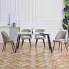 Sleek Glass Dining Table for Four to Six