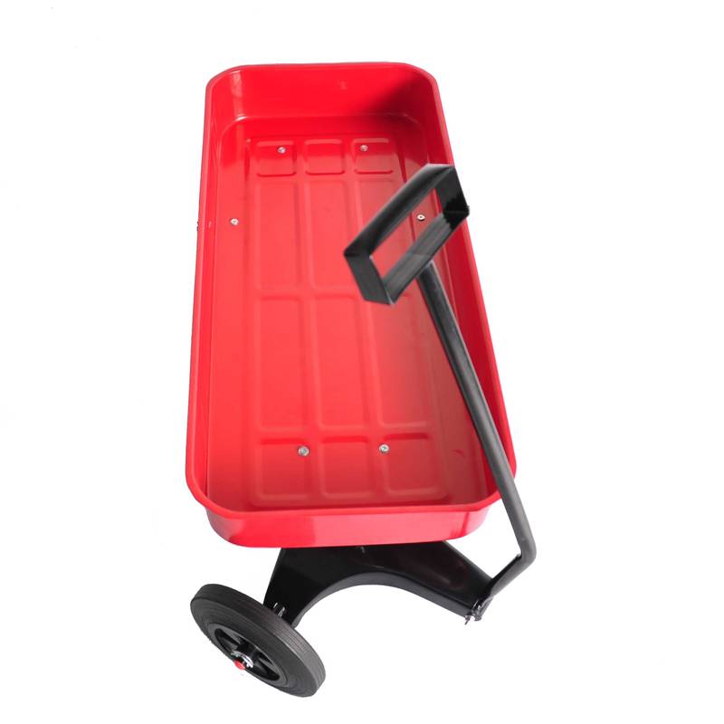 Rugged Red All-Terrain Garden Cart