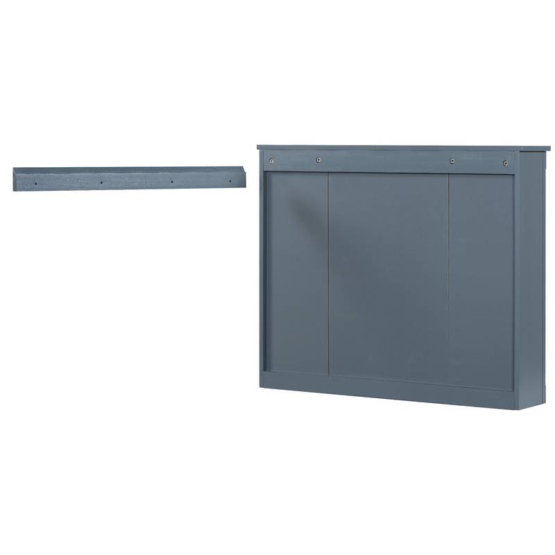 Sleek Wall-Mount Bathroom Cabinet with Mirror & Shelves
