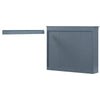 Sleek Wall-Mount Bathroom Cabinet with Mirror & Shelves