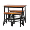 Pomeroy Café Set: Stylish Table & Bench Duo