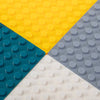 Versatile DIY Block Table - Gray & Yellow