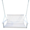 Cozy Hanging Porch Swing with Armrests