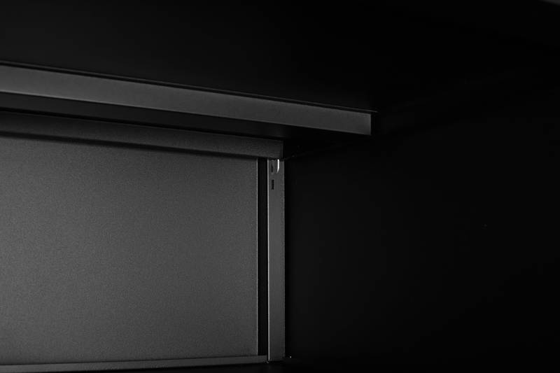 Mobile Black Copier & Printer Cabinet