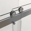 Sleek Soft-Close Frameless Shower Door in Brushed Nickel