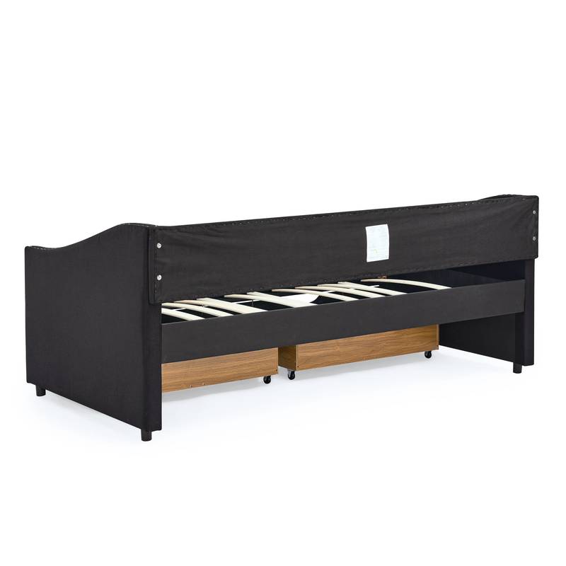 Cozy Twin Daybed with Stylish Drawers